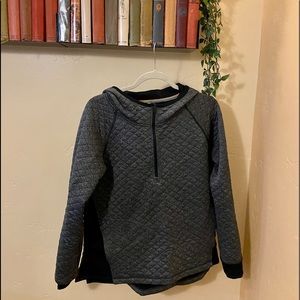 SmartWool Diamond Peak quilted black heather size Medium BRAND NEW